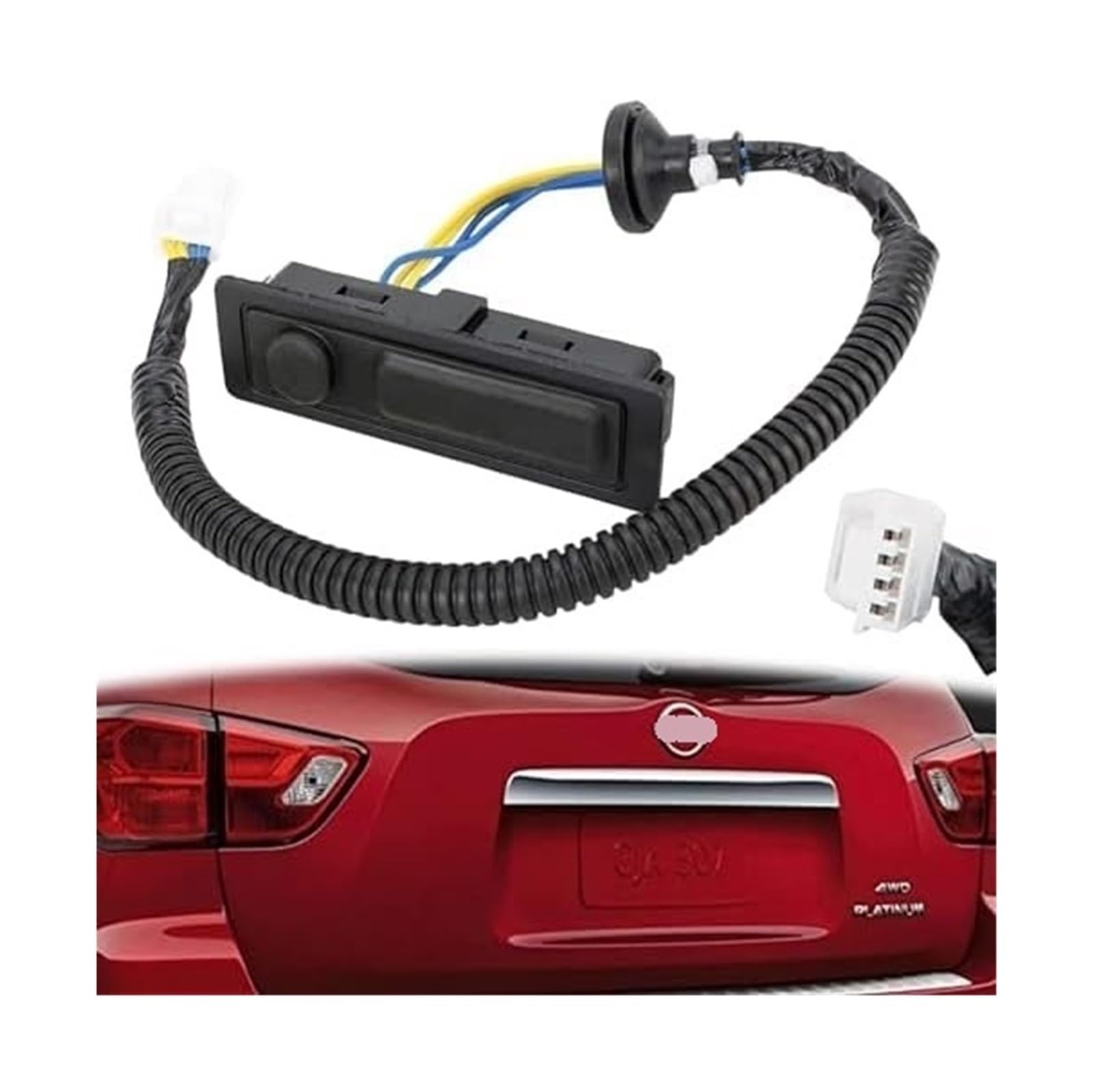 BWZJS Kompatibel mit dem Entriegelungsschalter for die Heckklappe, for Nissan Pathfinder 2014-2019, ersetzen Sie den Heckklappenschalter 25380-3JA0A Schalter für Kofferraumgriff BWZJS Kompatibel mit dem Entriegelungsschalter for die Heckklappe, for Nissan Pathfinder 2014-2019, ersetzen Sie den Heckklappenschalter 25380-3JA0A Schalter für Kofferraumgriff von BWZJS