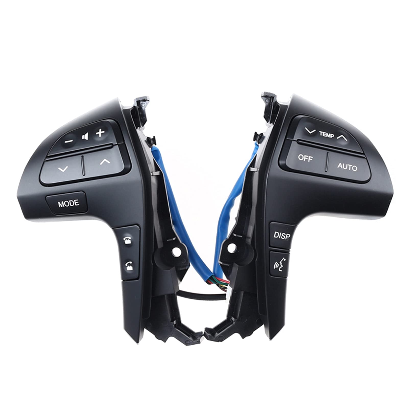 BWZJS Lenkrad-Audio-Steuertaste, for HILUX VIGO, for Corolla, Camry Highlander INNOVA 2009–2012 84250-0E220 842500E220 Autofensterschalter(Black Color) von BWZJS