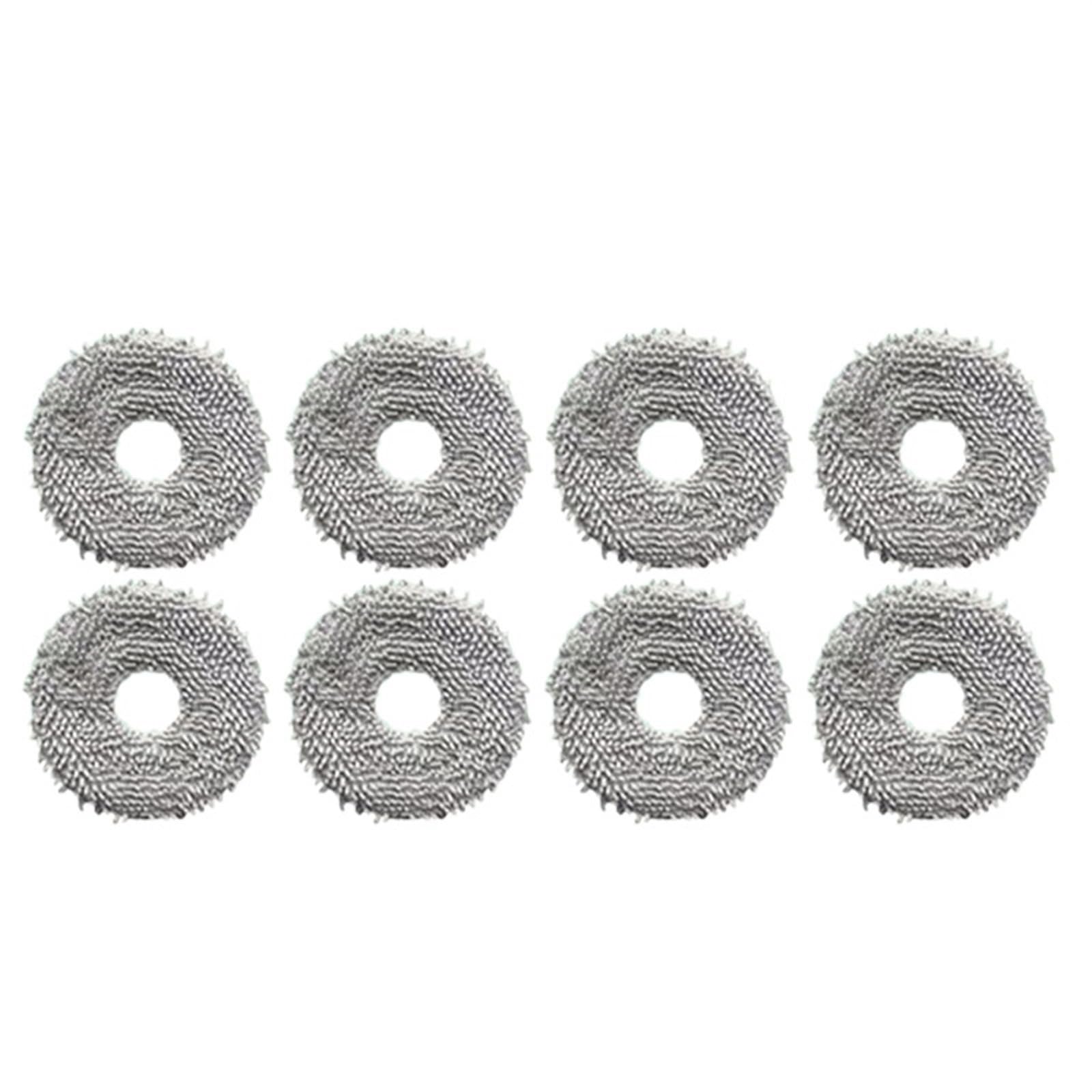 BWZJS for Dreame, Bot L20 Ultra / X20 Pro Zubehör Wichtigsten Seite Pinsel Hepa-Filter Mopp Staubbeutel Roboter Staubsauger Ersatzteile Roboterstaubsauger-Ersatzkit(8pcs) von BWZJS