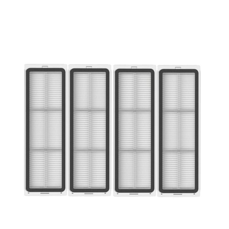 BWZJS for Dreame, Bot Z10 Pro / L10 Plus Zubehör Staubbeutel HEPA-Filter Wichtigsten Pinsel Mopp Roboter Staubsauger Ersatzteile Roboterstaubsauger-Ersatzkit(4PCS) von BWZJS