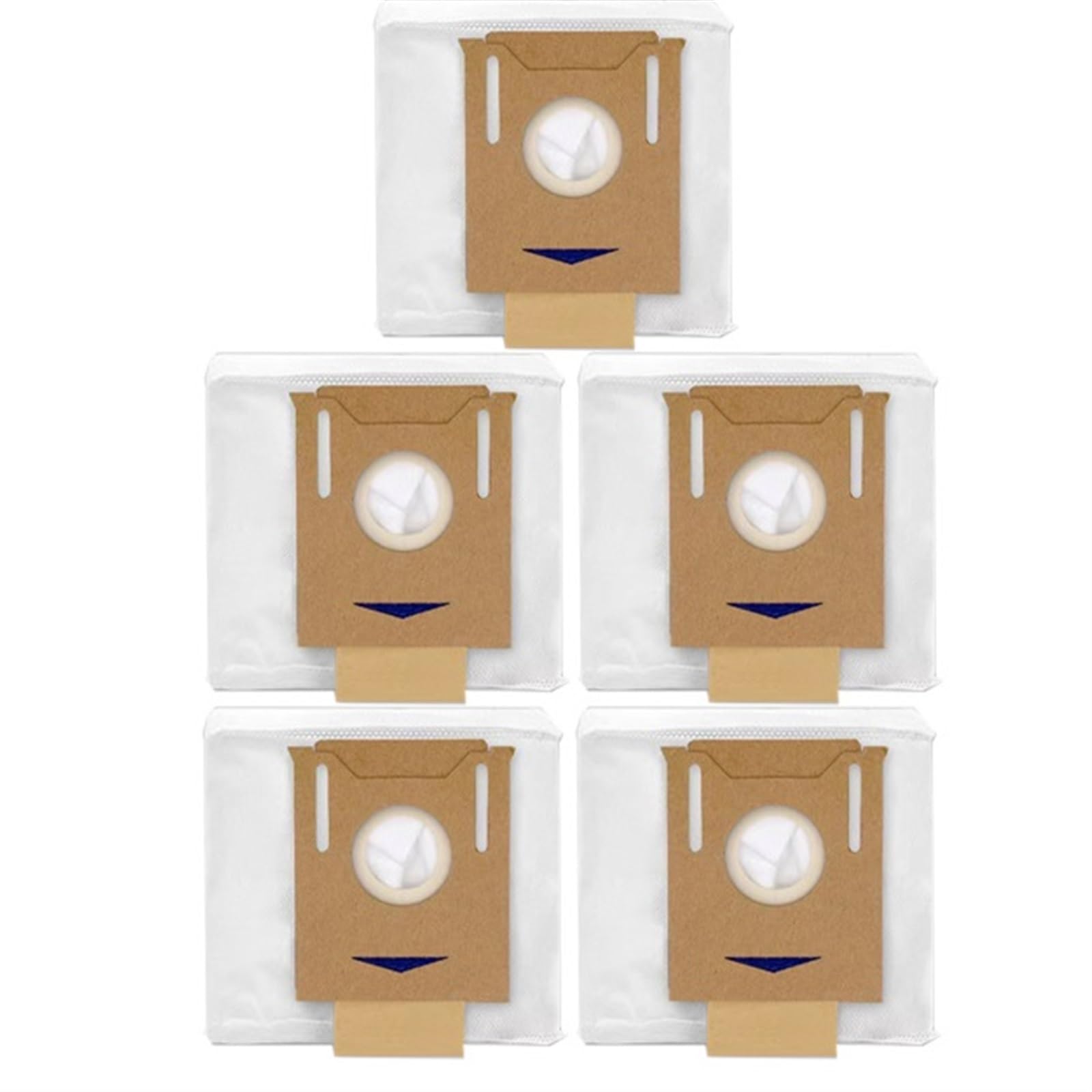 BWZJS for Ecovacs Deebot T9 AIVI T8 AIVI N8 Pro Staubbeutel Teile Hauptseitenbürste HEPA-Filter Roboter-Staubsauger Ersatzzubehör Roboterstaubsauger-Ersatzkit(5pcs) von BWZJS