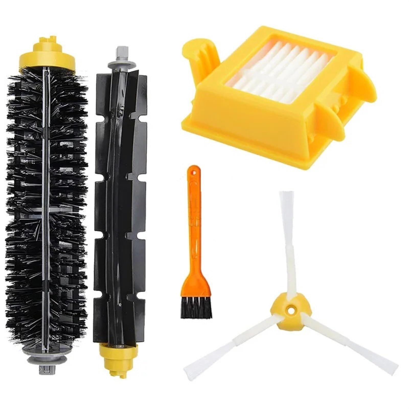 BWZJS for IRobot, Roomba 770 780 790 700 Serie Zubehör Ersatzteile Staubsauger Ersatzset Borsten Seitenbürste HEPA Filter Roboterstaubsauger-Ersatzkit(EH) von BWZJS