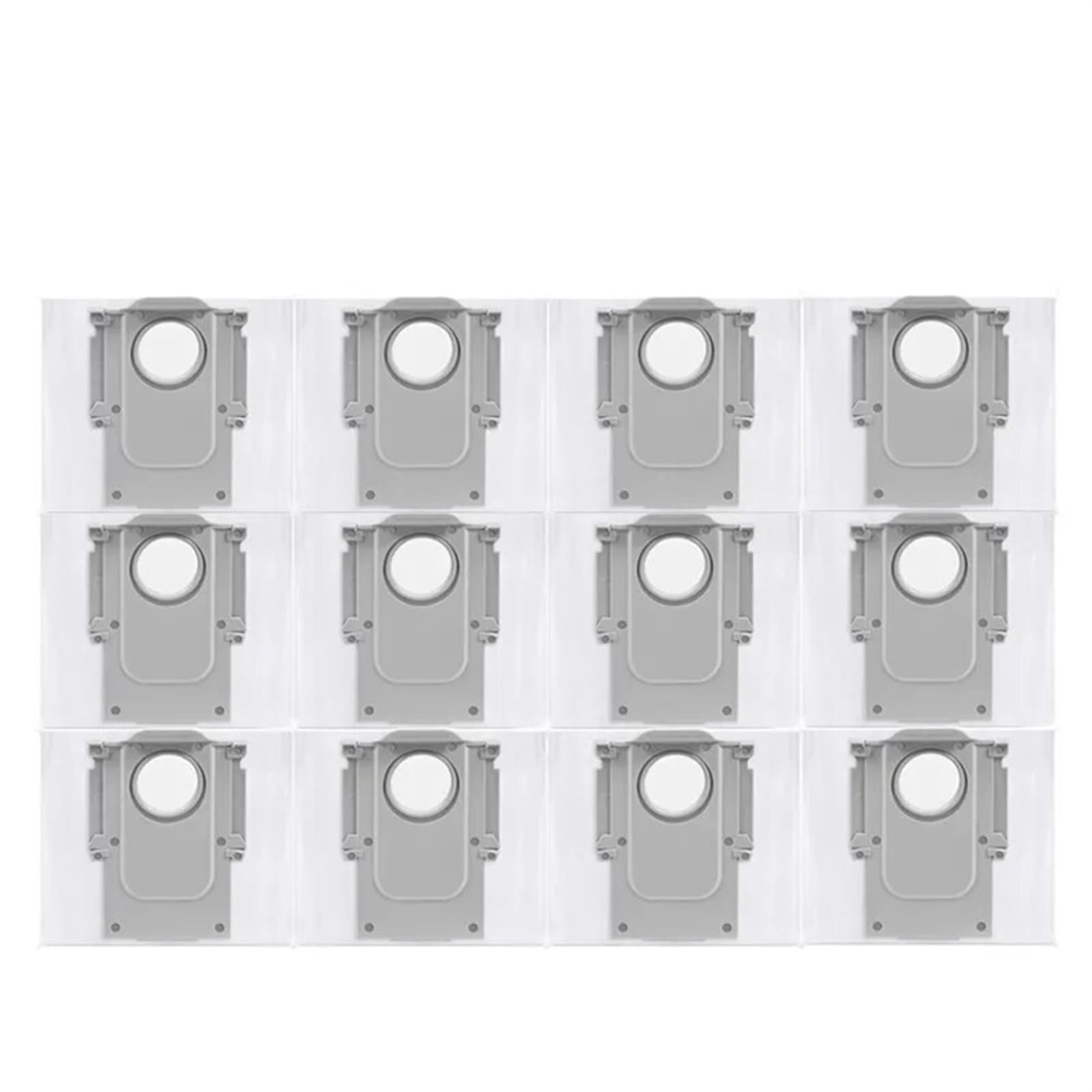 BWZJS for Roborock, Q Revo / P10 A7400RR Roboter-Staubsauger-Reiniger-Zubehör, Hauptseitenbürste, Hepa-Filter, Mopptücher, Staubbeutel, Ersatzteil Roboterstaubsauger-Ersatzkit(12pcs) von BWZJS