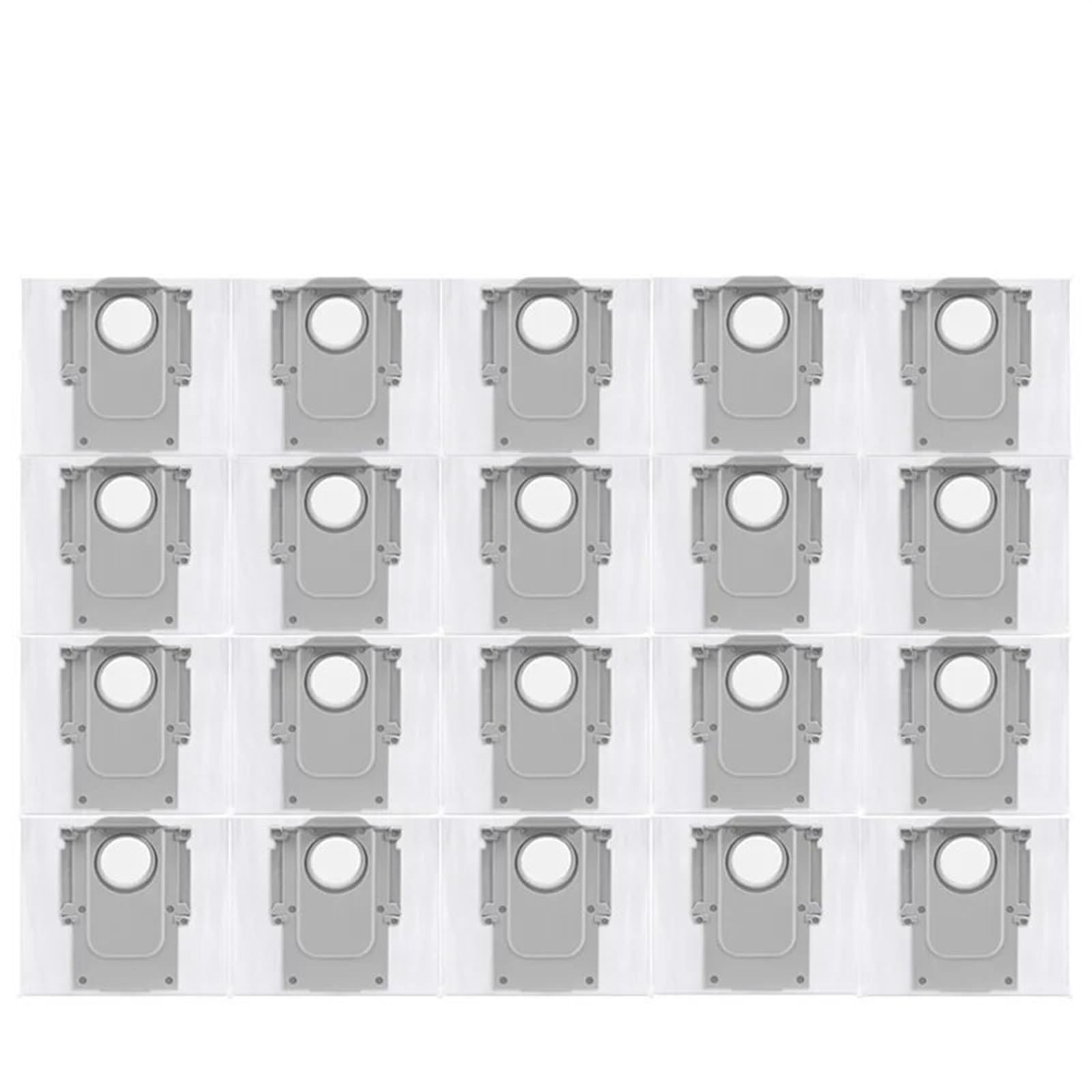 BWZJS for Roborock, Q Revo / P10 A7400RR Roboter-Staubsauger-Reiniger-Zubehör, Hauptseitenbürste, Hepa-Filter, Mopptücher, Staubbeutel, Ersatzteil Roboterstaubsauger-Ersatzkit(20pcs) von BWZJS