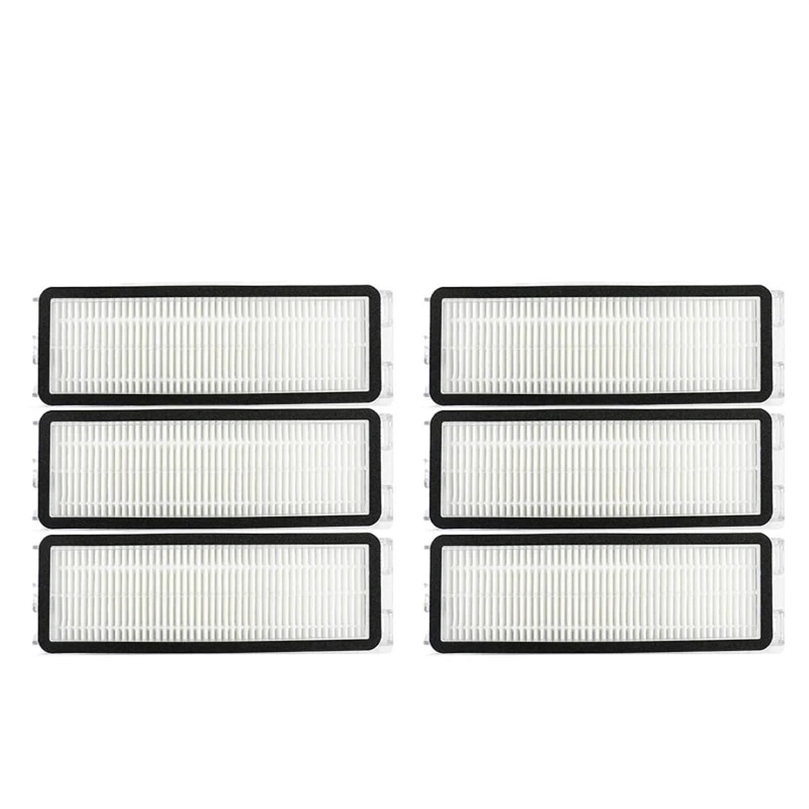 BWZJS for Roborock, Q Revo / P10 A7400RR Roboter-Staubsauger-Reiniger-Zubehör, Hauptseitenbürste, Hepa-Filter, Mopptücher, Staubbeutel, Ersatzteil Roboterstaubsauger-Ersatzkit(6pcs-04) von BWZJS