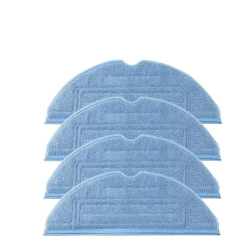 BWZJS for Roborock, S7 S70 S7Max T7S T7S Plus Roboter Staubsauger Zubehör Wichtigsten Pinsel Abdeckung Hepa-Filter Mopp Pad Ersatzteile Roboterstaubsauger-Ersatzkit(4PCS-04) von BWZJS