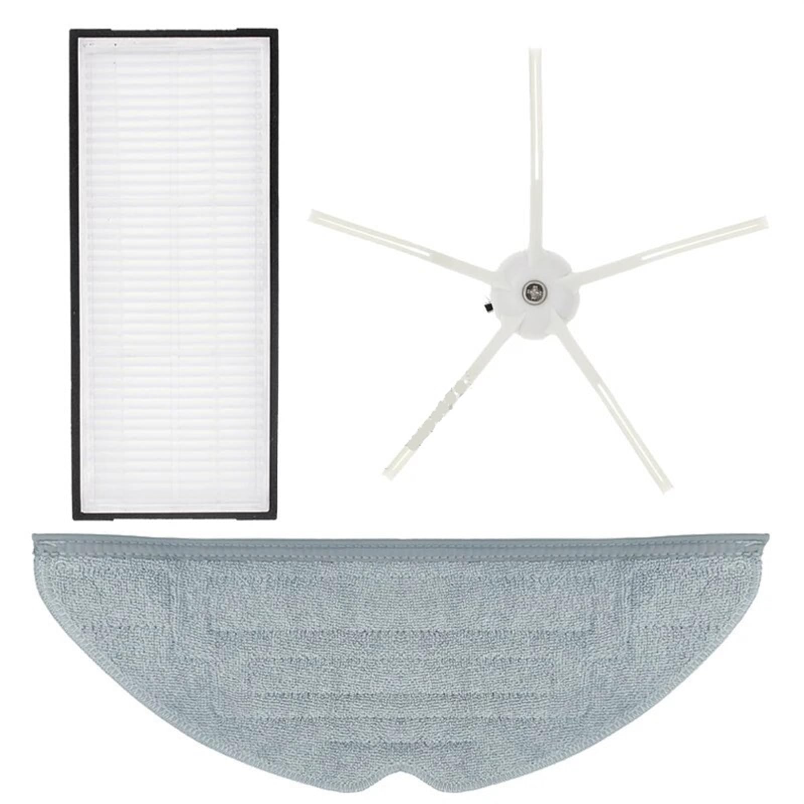 BWZJS for Roborock, S8 / S8+ / S8 Pro Ultra Zubehör Staubsauger Ersatzteile Ersatzset Rollenbürste HEPA-Filter Mopppad Roboterstaubsauger-Ersatzkit(ZQ) von BWZJS