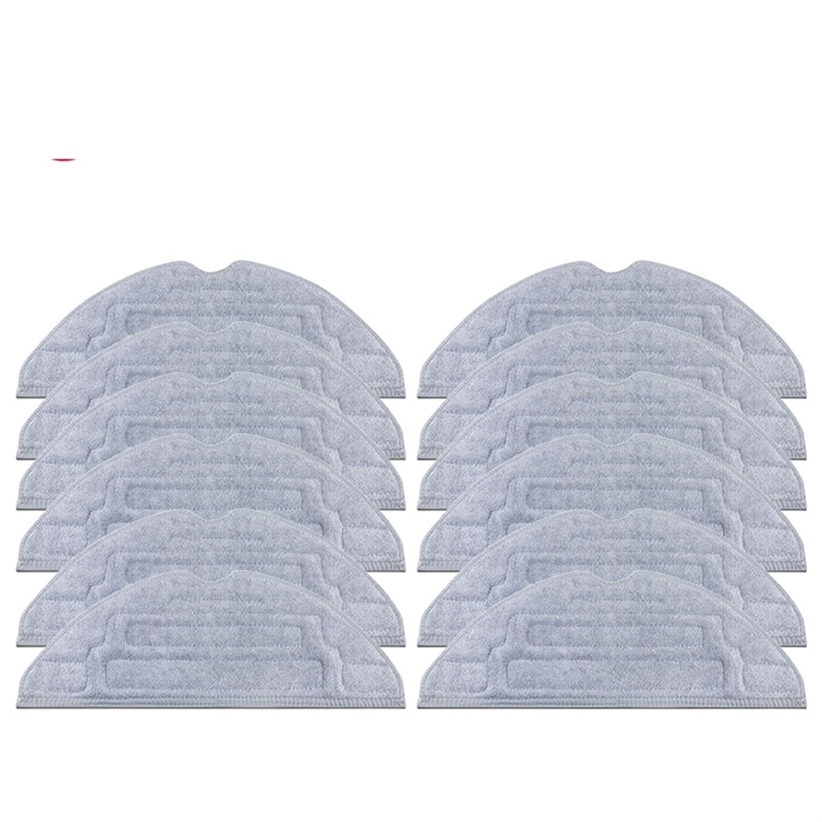 BWZJS for Roborock, S8 S8 Pro Ultra S8+ Roboter-Staubsauger-Ersatzteile, Hauptseitenbürsten, Mopptücher, HEPA-Filter, Staubbeutel, Zubehör Roboterstaubsauger-Ersatzkit(12PCS-01) von BWZJS