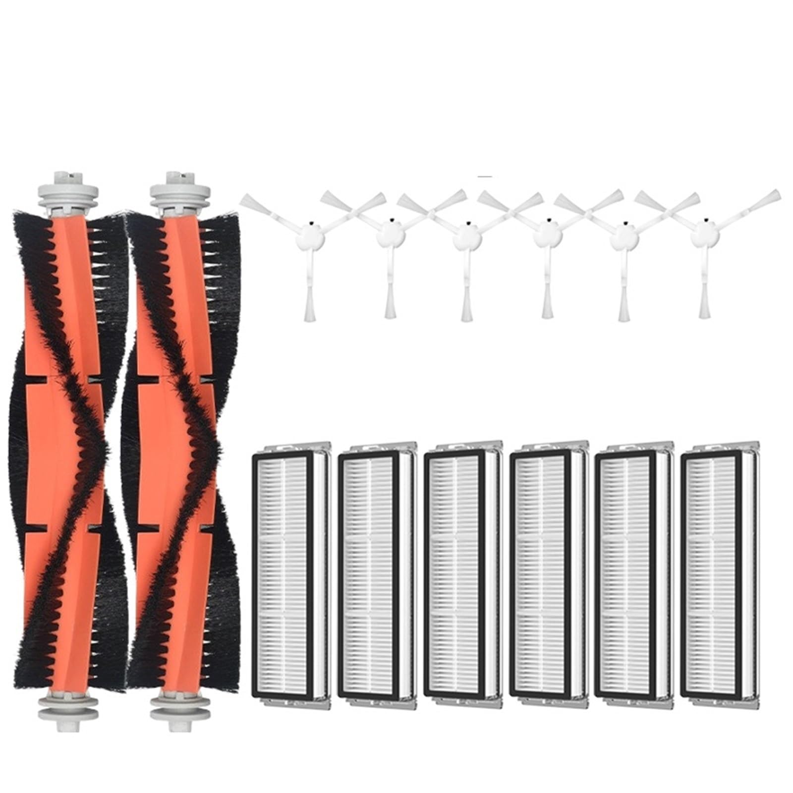 BWZJS for Xiaomi, Mijia Omni 1S B101CN B116 Zubehör Wichtigsten Seite Pinsel Hepa-Filter Mopp Staubbeutel Roboter Staubsauger Ersatzteile Roboterstaubsauger-Ersatzkit(13pcs-02) von BWZJS