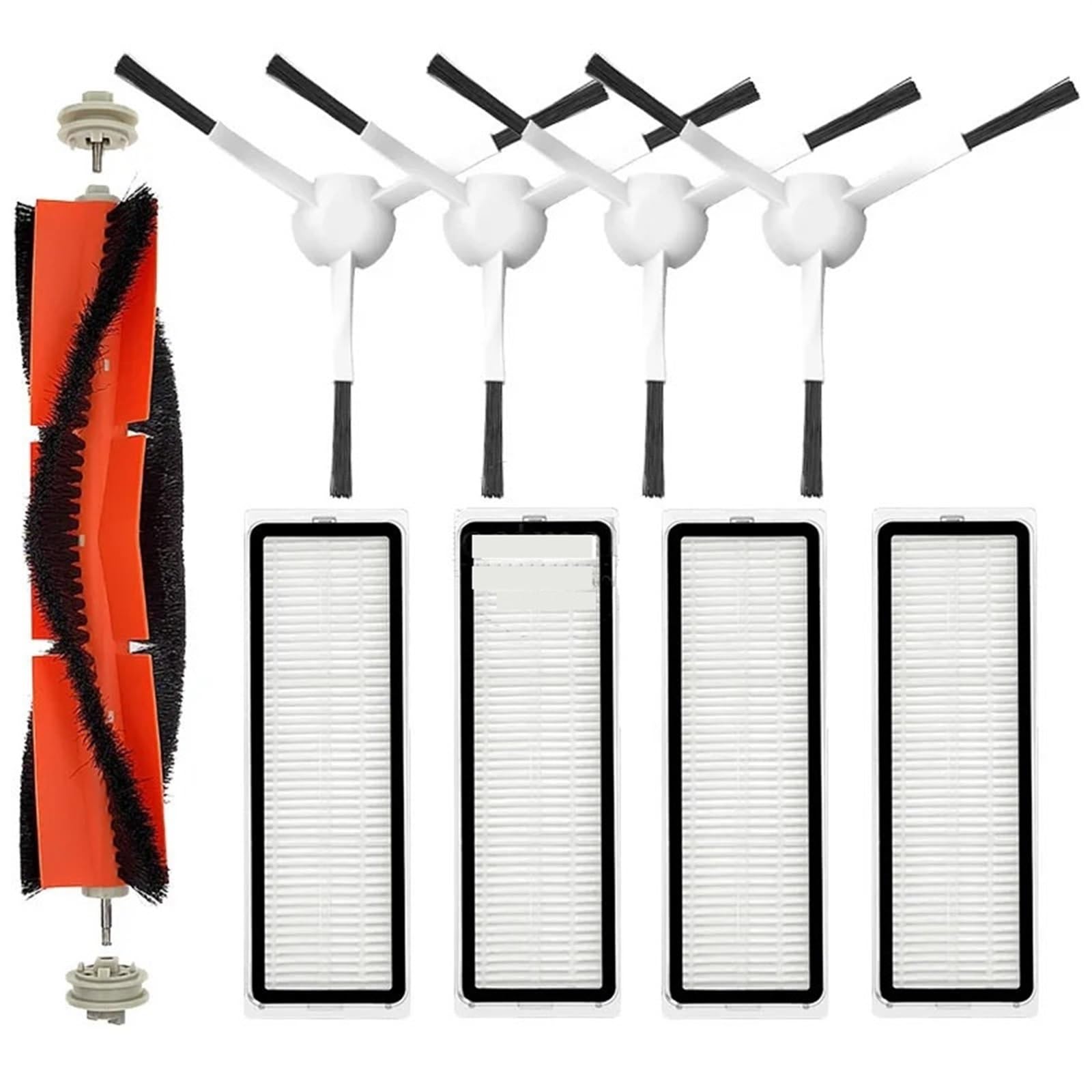 BWZJS for Xiaomi, for Dreame, Bot D10 Plus RLS3D Zubehör Ersatzteile Staubsauger Ersatz Pinsel Hepa Filter Mopp Tuch Roboterstaubsauger-Ersatzkit(QKL) von BWZJS
