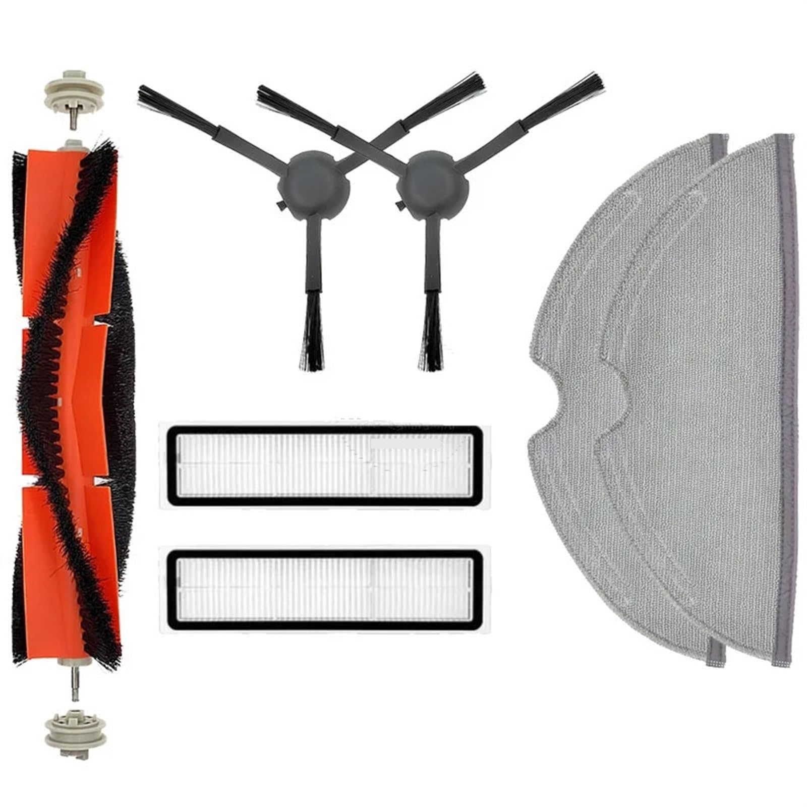 BWZJS for Xiaomi, for Dreame, D9 Zubehör Ersatzteile Xiomi MI, for Dreame, D9 Max Roboter-Staubsauger Ersatzbürste Filter Mopptuch Roboterstaubsauger-Ersatzkit(CHS) von BWZJS