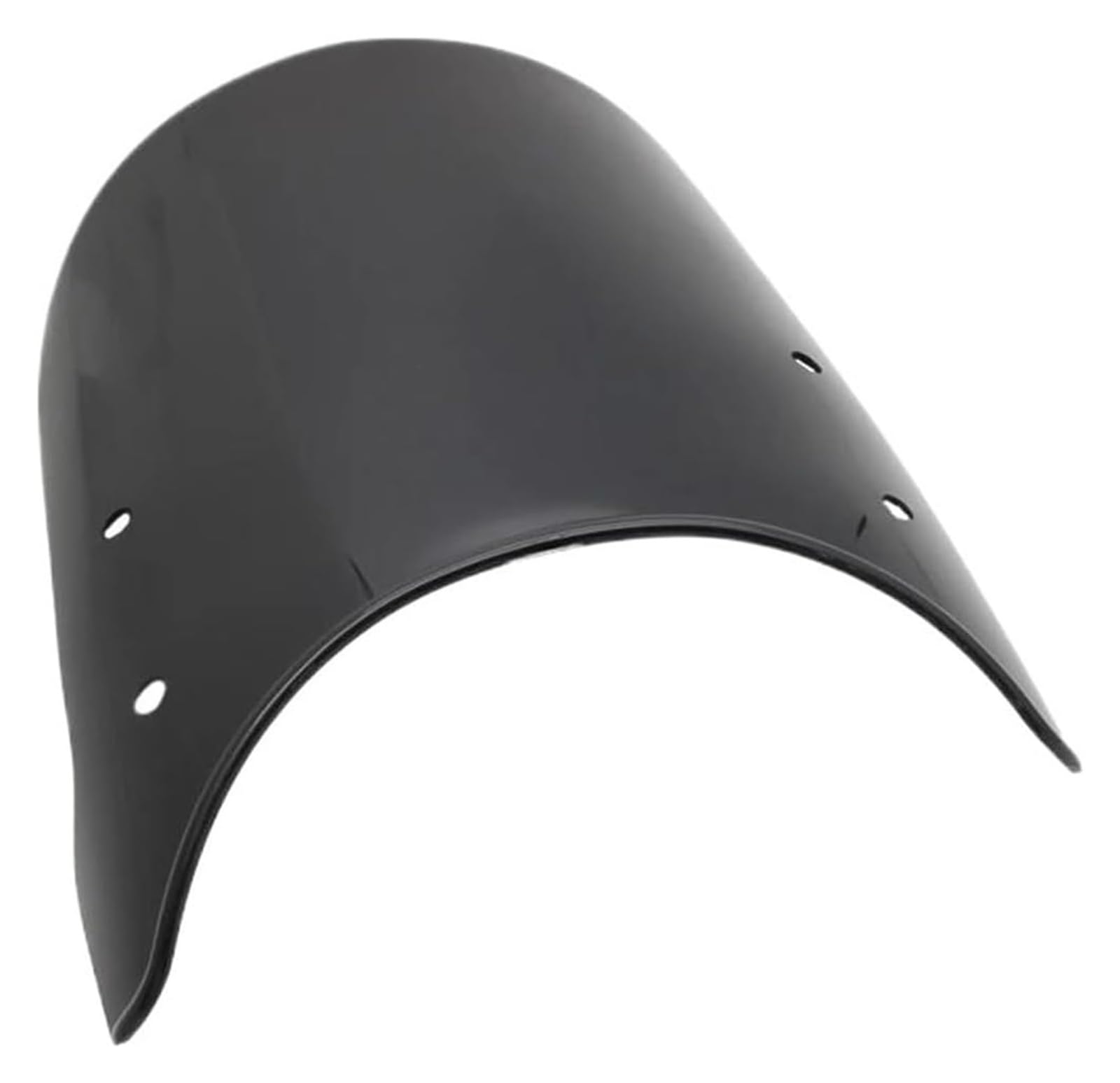 Motorrad Windabweiser 5-7 Zoll Retro Motorrad Verkleidung Windschutzscheibenhalterung Kits Lampe Lenker Verkleidung Für Cafe Racer Motorrad Windschutzscheibe Windschild Spoiler(Schwarz) von BXBDEKQGL