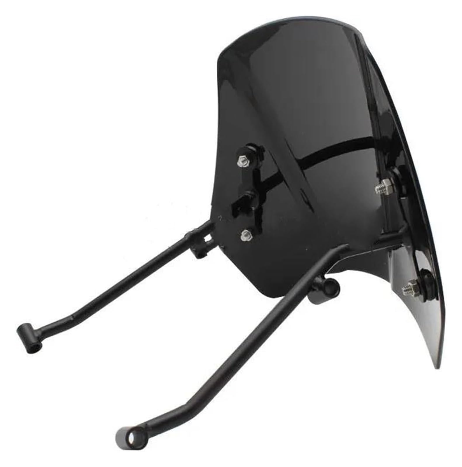 Motorrad Windabweiser Für B&enelli Für Leoncino 500 Für Cafe Racer Windschutzscheibe Retro Motorrad Windschutzscheibe Wind Windschutzscheibe Windschild Spoiler(Schwarz) von BXBDEKQGL