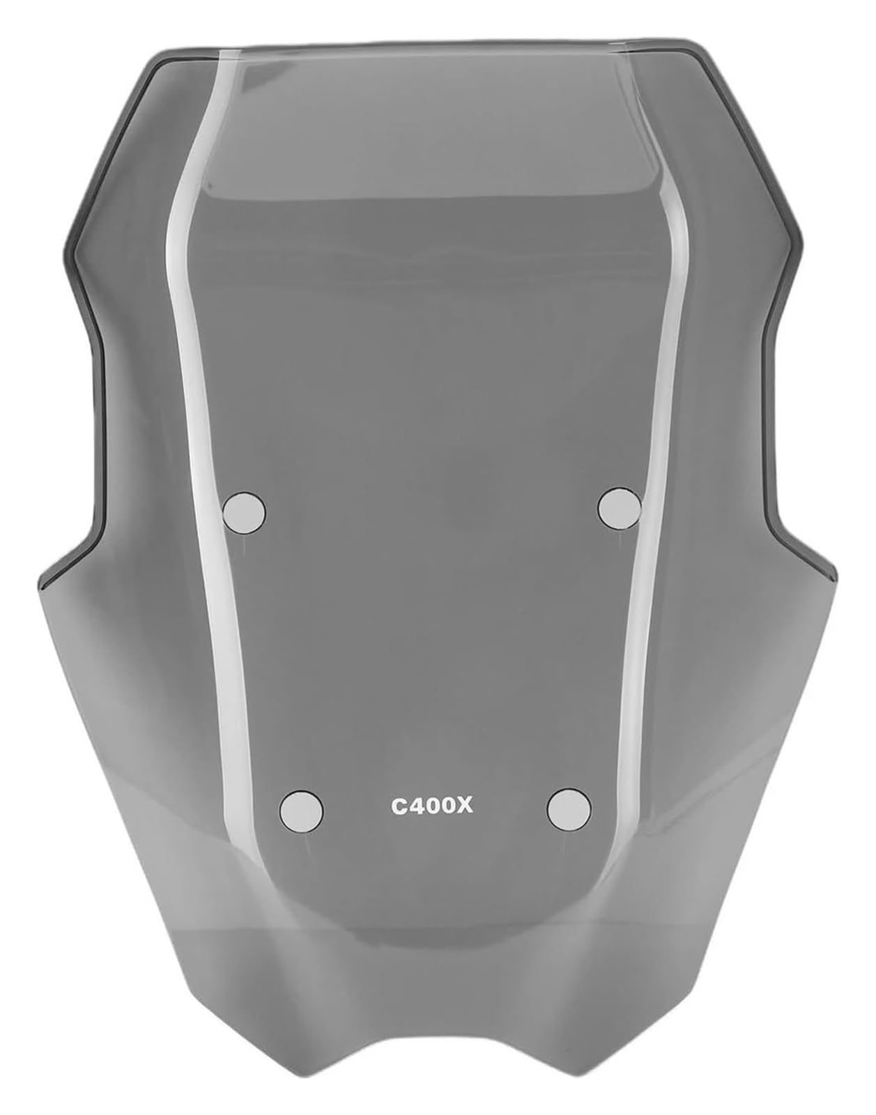 Motorrad Windabweiser Für C400X 2019-2021 Motorradzubehör Kunststoff Motorrad Windschutzscheibe Windschutz Windschild Spoiler(Grey) von BXBDEKQGL