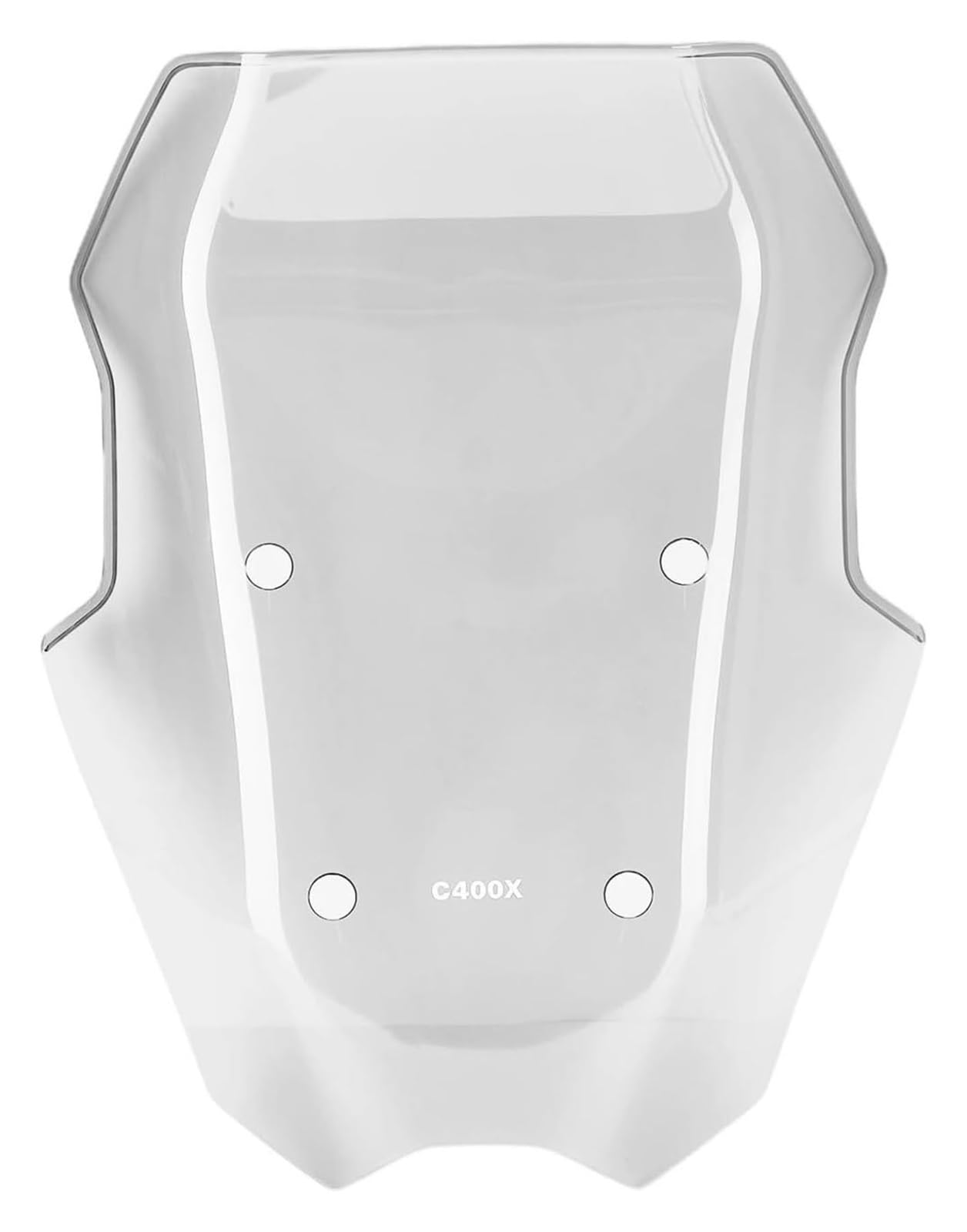 Motorrad Windabweiser Für C400X 2019-2021 Motorradzubehör Kunststoff Motorrad Windschutzscheibe Windschutz Windschild Spoiler(klar) von BXBDEKQGL