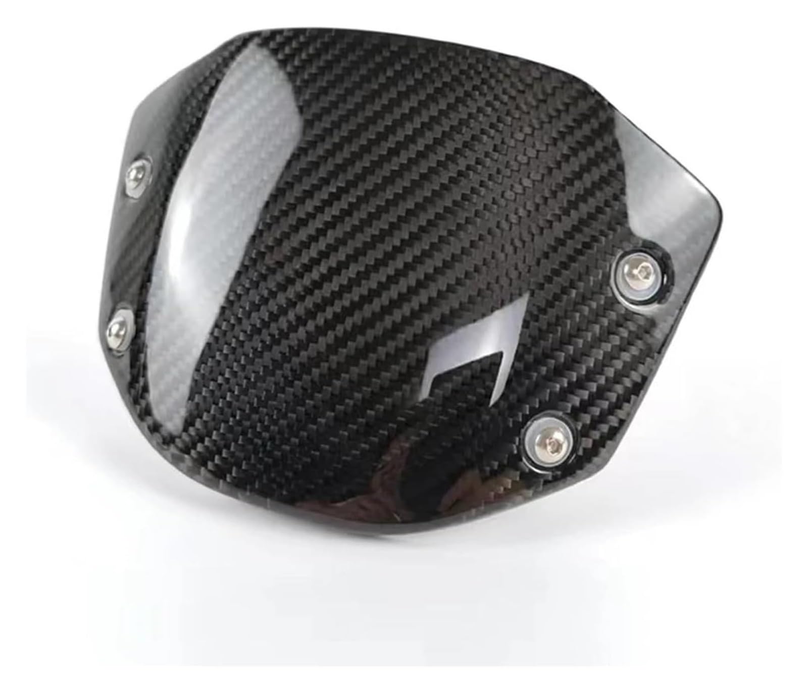 Motorrad Windabweiser Für CB650R CB 650R CB 650 R 2019-2022 Motorrad Windschutzscheibe Windschutz Frontscheibe Windabweiser Real Carbon Fiber Windschild Spoiler(Schwarz) von BXBDEKQGL