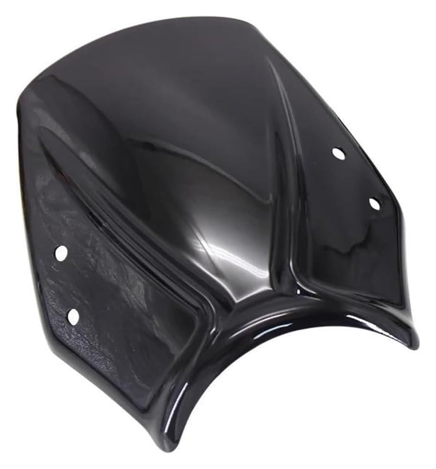 Motorrad Windabweiser Für CB650R CMX1100 XSR 700 XSR 900 S1000R Motorrad Windabweiser Windschutz Windschutz Universal Windschild Spoiler(Schwarz) von BXBDEKQGL