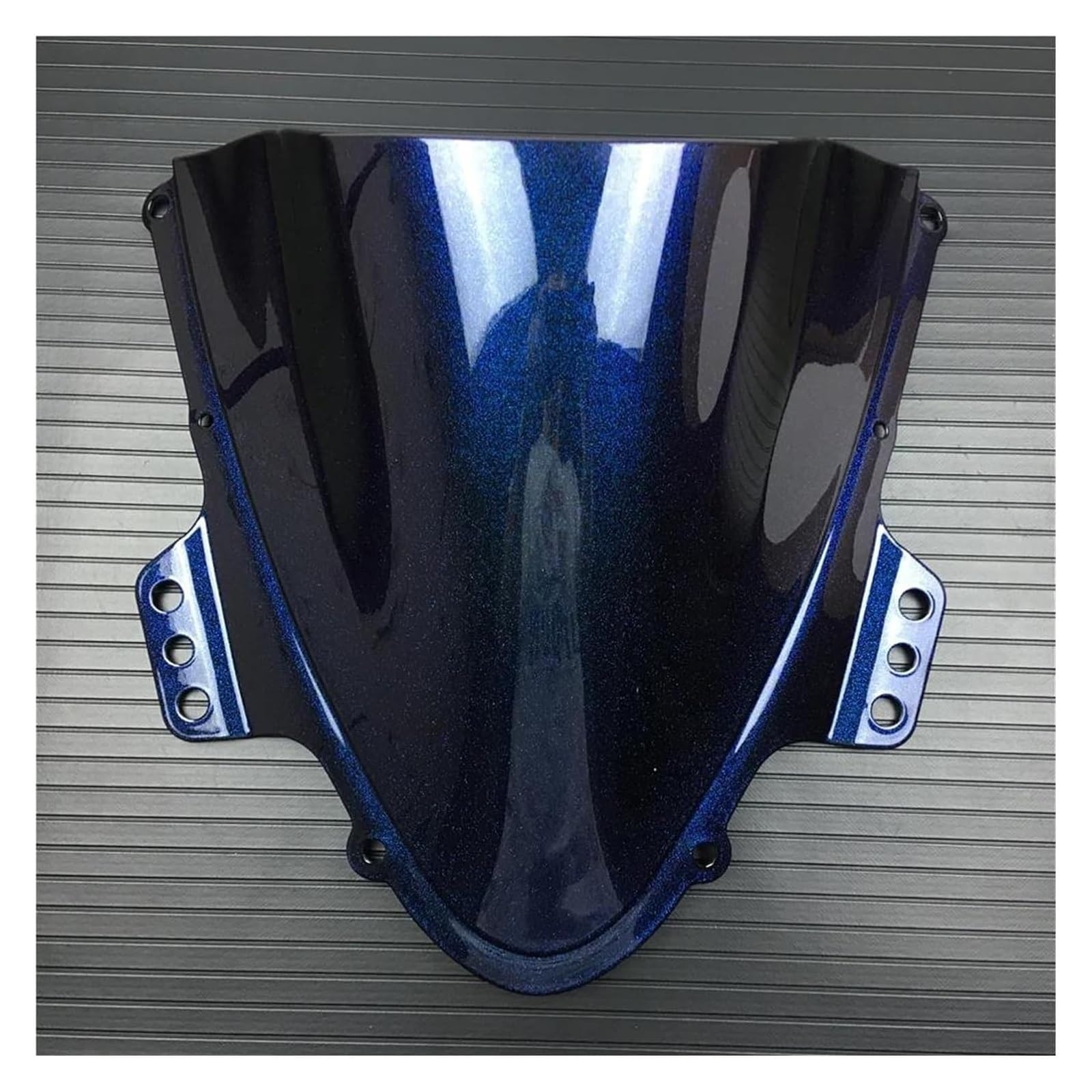 Motorrad Windabweiser Für GSXR 1000 R K5 2005 2006 Windschutzscheibe Windschutz Motorrad Windschutz Windschild Spoiler(Schwarz) von BXBDEKQGL