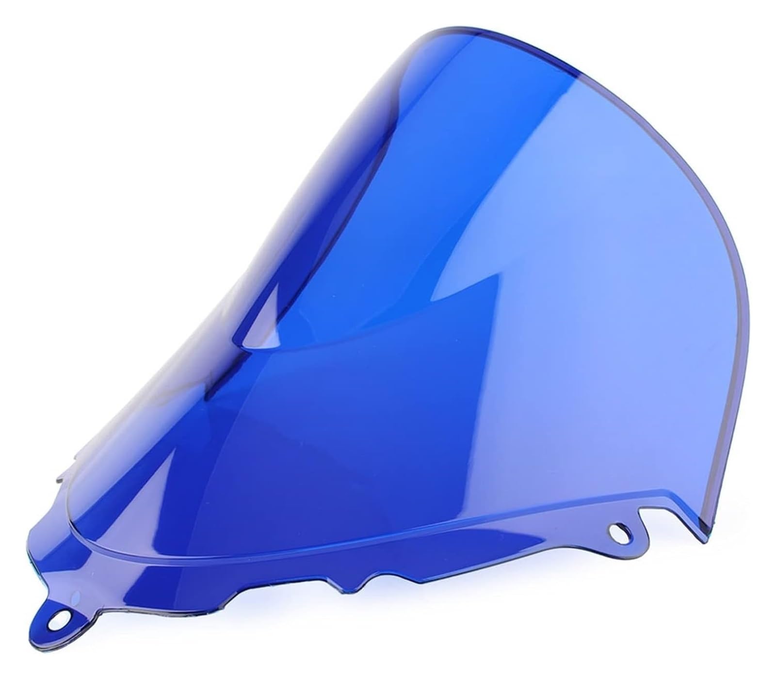 Motorrad Windabweiser Für GSXR600 GSXR750 1996 1997 1998 1999 ABS Kunststoff Motorrad Windschutzscheibe Double Bubble Windschild Spoiler(Weiß) von BXBDEKQGL