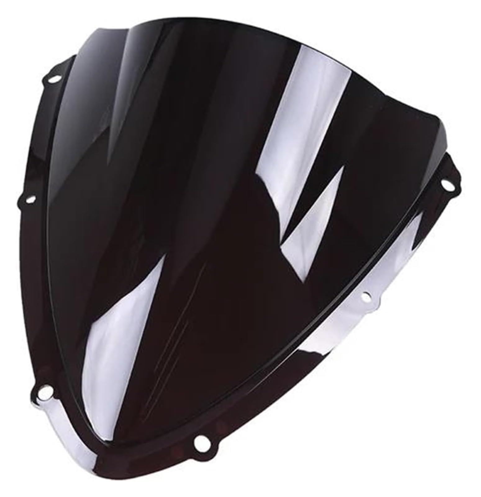 Motorrad Windabweiser Für GSXR600 GSXR750 K8 2008-2010 Fahrrad Roller Windschutzscheibe Double Bubble Motorrad Windschutzscheibe Windschutz Windabweiser Windschild Spoiler(Blau) von BXBDEKQGL