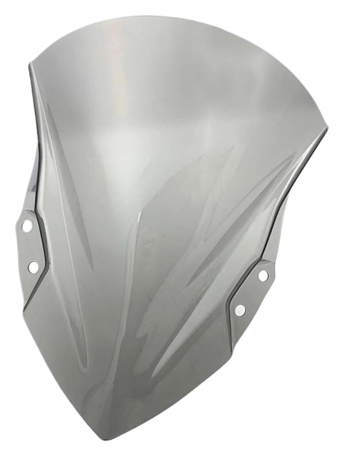 Motorrad Windabweiser Für Kawa&saki Für Ninja 400 Für Ninja 250 2018 2019 2020 2021 Windschutz Windschutz Motorrad Double Bubble Windschild Spoiler(Light Gray) von BXBDEKQGL