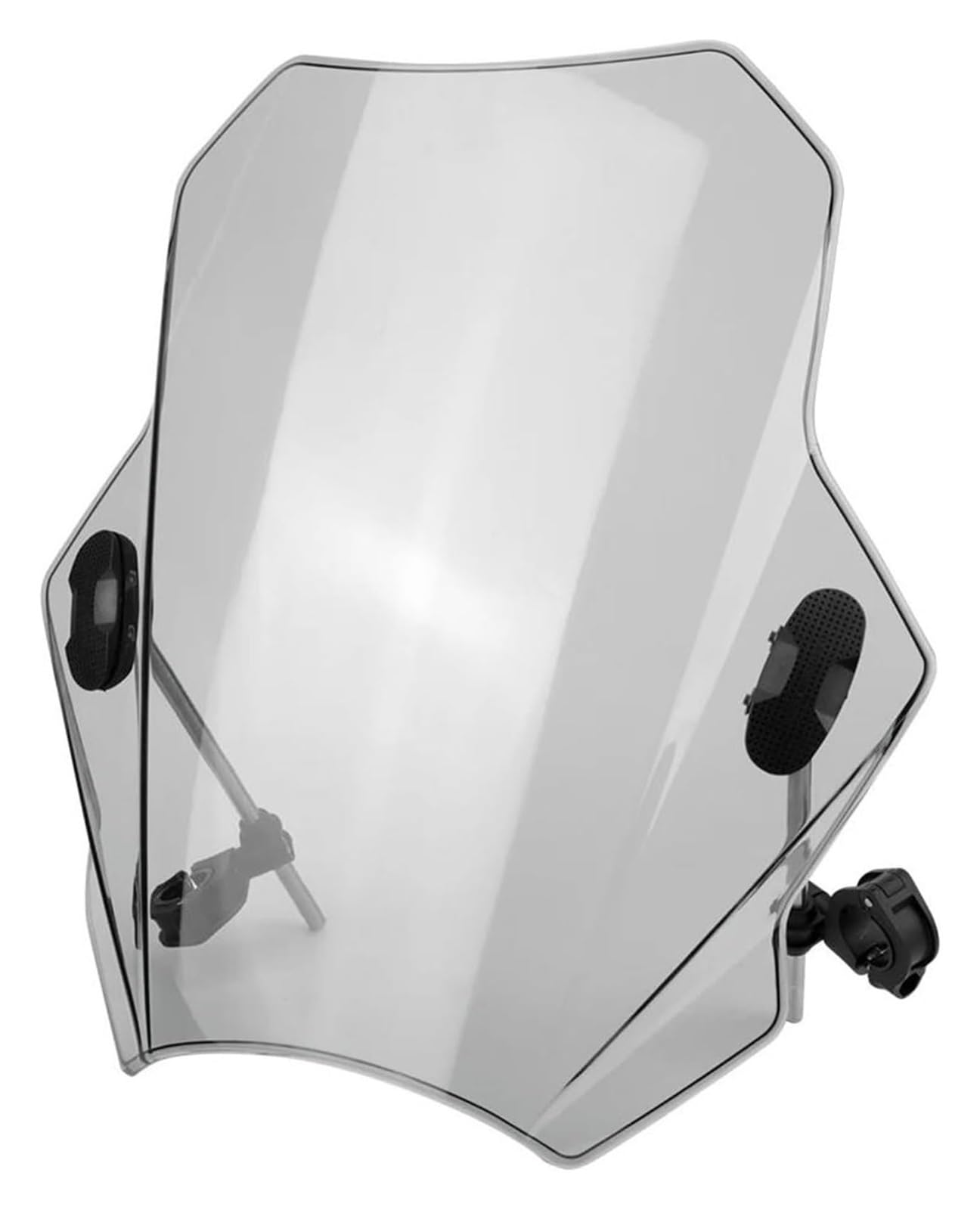 Motorrad Windabweiser Für MT07 MT09 CBR600RR CB1000R GXSR 600 750 Universal Windschutzscheibe Abdeckungen Motorrad Windschutzscheibe Einstellbare Windschutzscheibe Windschild Spoiler(Schwarz) von BXBDEKQGL
