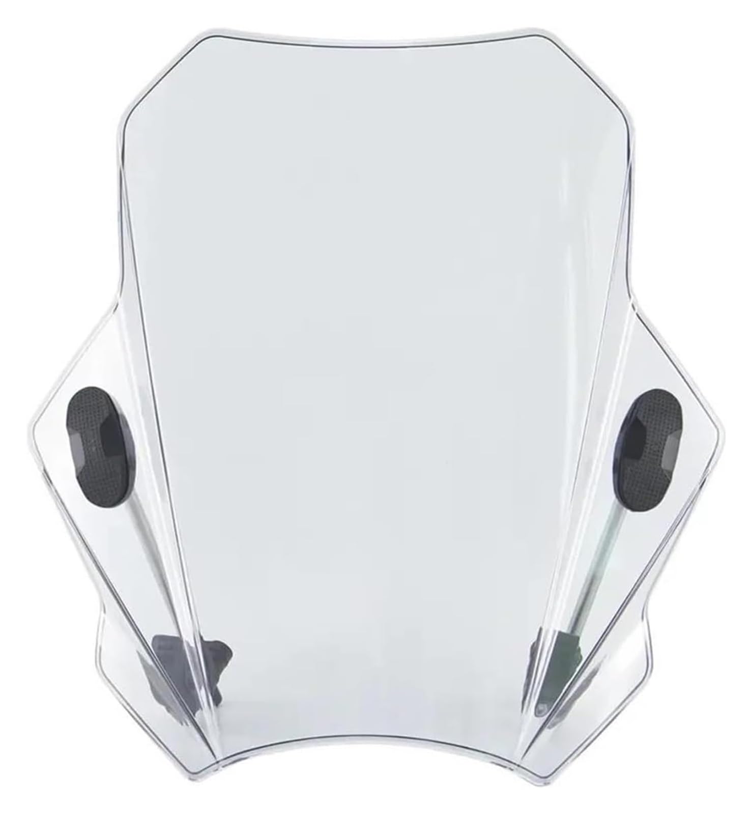 Motorrad Windabweiser Für MT07 MT09 XJR1300 YS250 CMX500 CBF500 Motorrad Windschutz Windabweiser 22/25/28mm Lenker Windschutzscheibe Windschild Spoiler(Schwarz) von BXBDEKQGL