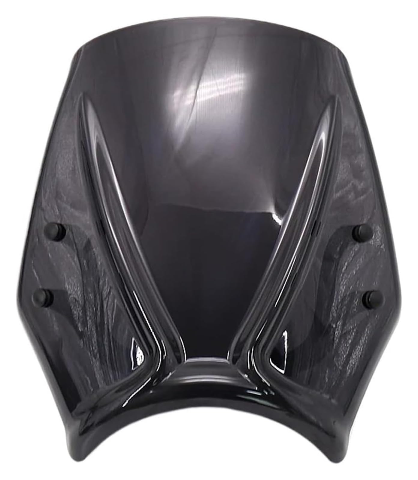 Motorrad Windabweiser Für Trident 660 2021 2022 Motorrad Zubehör Windschutzscheibe Wind Windschutz Verkleidung Schallwand Abdeckung Windschild Spoiler(Schwarz) von BXBDEKQGL
