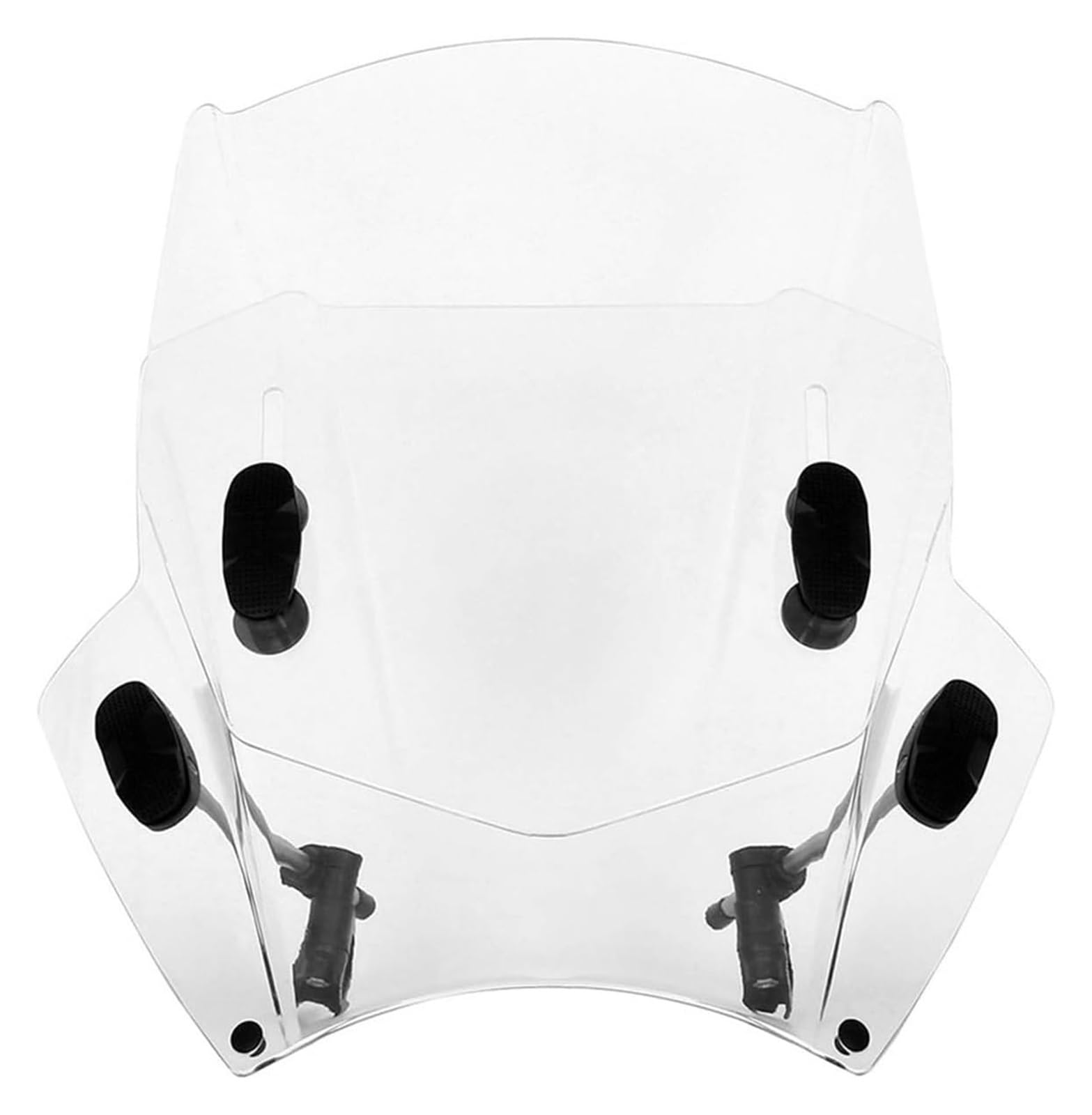 Motorrad Windabweiser Für Y&amaha MT125 FZ1 FZ6 FZ8 FZ8N XJ6 MT-01 MT03 MT09 MT07 Motorrad-Windschutzscheibe Motorrad-Windschutzscheibe Windschild Spoiler(Schwarz) von BXBDEKQGL