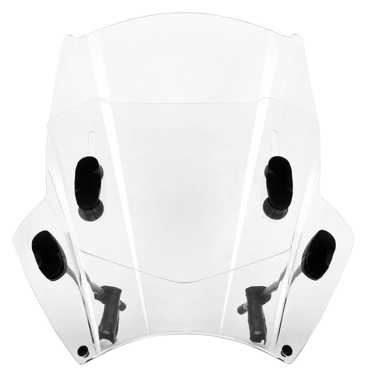 Motorrad Windabweiser Für Y&amaha MT125 FZ1 FZ6 FZ8 FZ8N XJ6 MT-01 MT03 MT09 MT07 Motorrad Windschutzscheibe Windschutz Universal Windschild Spoiler(Schwarz) von BXBDEKQGL