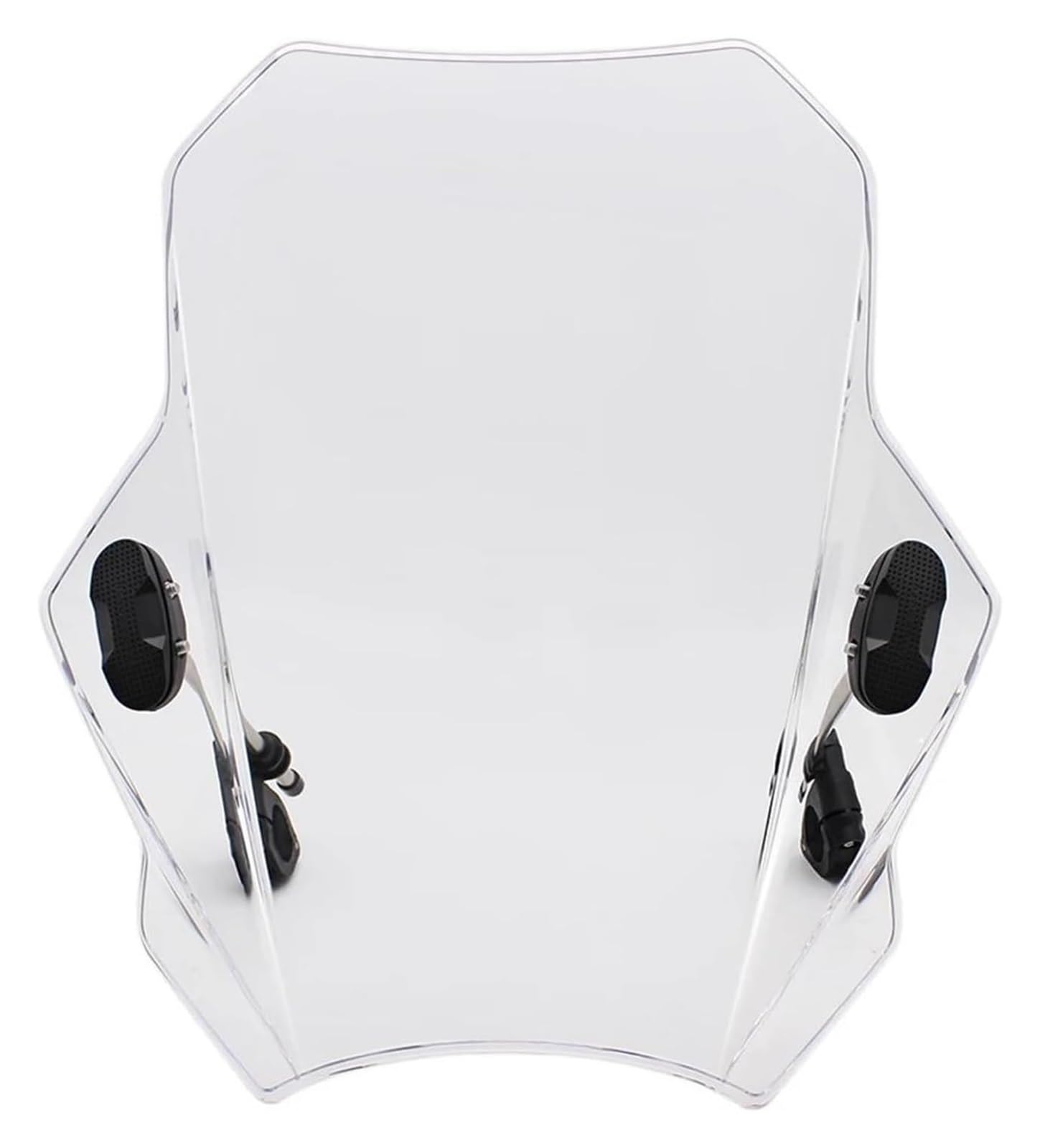 Motorrad Windabweiser Universal Motorrad Windschutzscheibe Abdeckungen Bildschirm Rauch Objektiv Deflektor Motorrad Wind Bildschirm Windschild Spoiler(Schwarz) von BXBDEKQGL