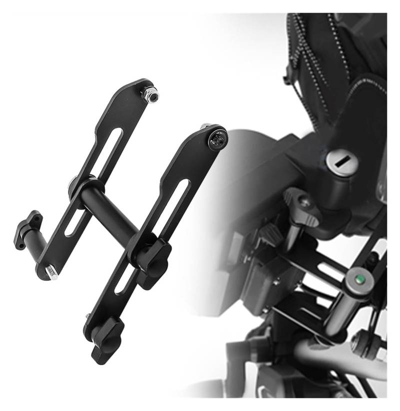 Navigationshalterung Motorrad Für B&MW F 650 GS 2008- Motorrad Verstellbare Verlängerung Telefon Navigation Halterung GPS Platte Telefon Ständer Halter(Adjustable Device) von BXBDEKQGL