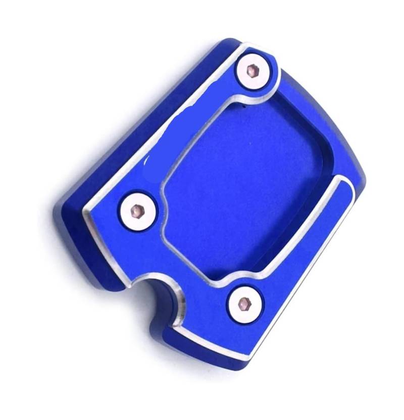 Seitenständer Plattenpolster Für CB400 CB 400 VTEC 2002-2020 NM-4 2014-2015 Zubehör Kickstand Fuß Seitenständer Verlängerungspolster Unterstützung Vergrößern Platte Vergrößerungspad(Blau) von BXBDEKQGL