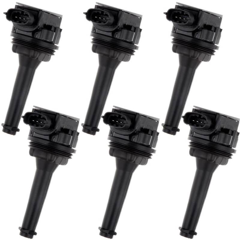 6-teiliges Zündspulenpaket 1999–2005, für Volvo C70 2001–2016, für Volvo S60 2016, für Volvo S60 Cross Country-Zündspulensatz Uf341 von BXINAHO
