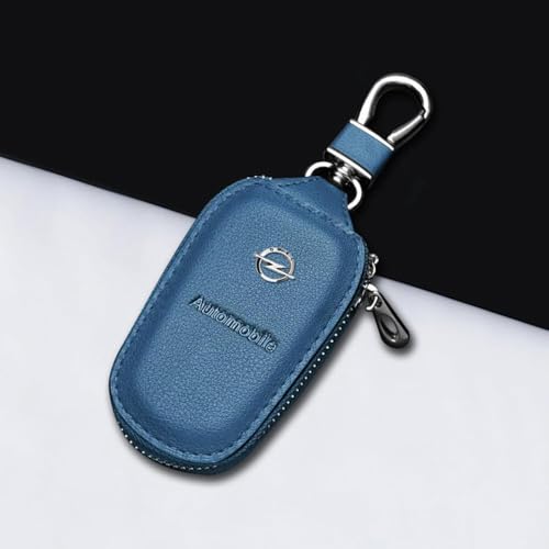 Leder-Autoschlüssel-Hülle für Opel Antara Zafira, Funkschlüssel-Schutz mit Metallhaken und Schlüsselanhänger, Reißverschluss-Tasche, Dekoration, Zubehör, Taille Unique-a Leder-Autoschlüssel-Hülle für Opel Antara Zafira, Funkschlüssel-Schutz mit Metallhaken und Schlüsselanhänger, Reißverschluss-Tasche, Dekoration, Zubehör, Taille Unique-a von BXWZVWUJ
