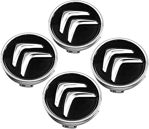 Radkappen für Citroen Jumpy 60mm,Radnaben-Mittelabdeckungen Radmutterkappen Nabendeckel Aufkleber Abzeichen Accessoires,A von BXWZVWUJ