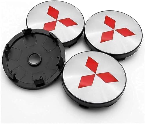 Radkappen für Mitsubishi Colt Z30 2004-2012 60mm,Radnaben-Mittelabdeckungen Radmutterkappen Nabendeckel Aufkleber Abzeichen Accessoires,A Radkappen für Mitsubishi Colt Z30 2004-2012 60mm,Radnaben-Mittelabdeckungen Radmutterkappen Nabendeckel Aufkleber Abzeichen Accessoires,A von BXWZVWUJ