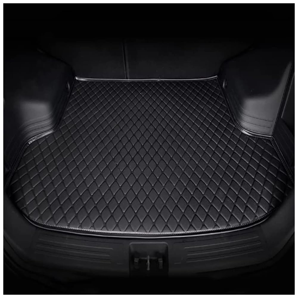 Auto Leder Kofferraummatte, Für Audi e-tron Sportback Kofferraum Schutzmatte rutschfest Kofferraumwanne Kratzfest Kofferraumschutz Mat,A von BYBEST