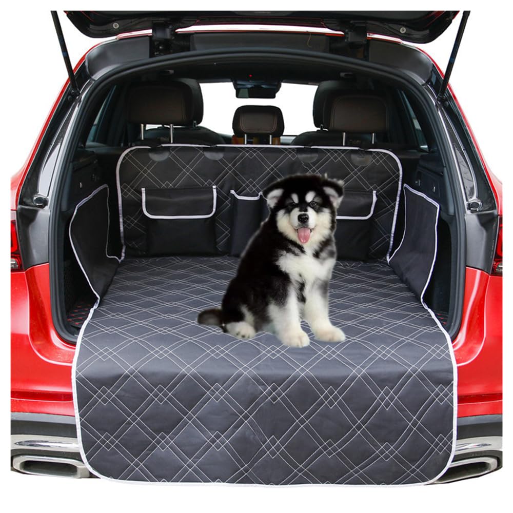 BYBEST Kofferraumschutz für Hunde, für MG ZS MG4 MG5 ZS EV 2022 2023-Kofferraumabdeckung mit Stoßstange und Seitenschutz, wasserdicht und rutschfest von BYBEST
