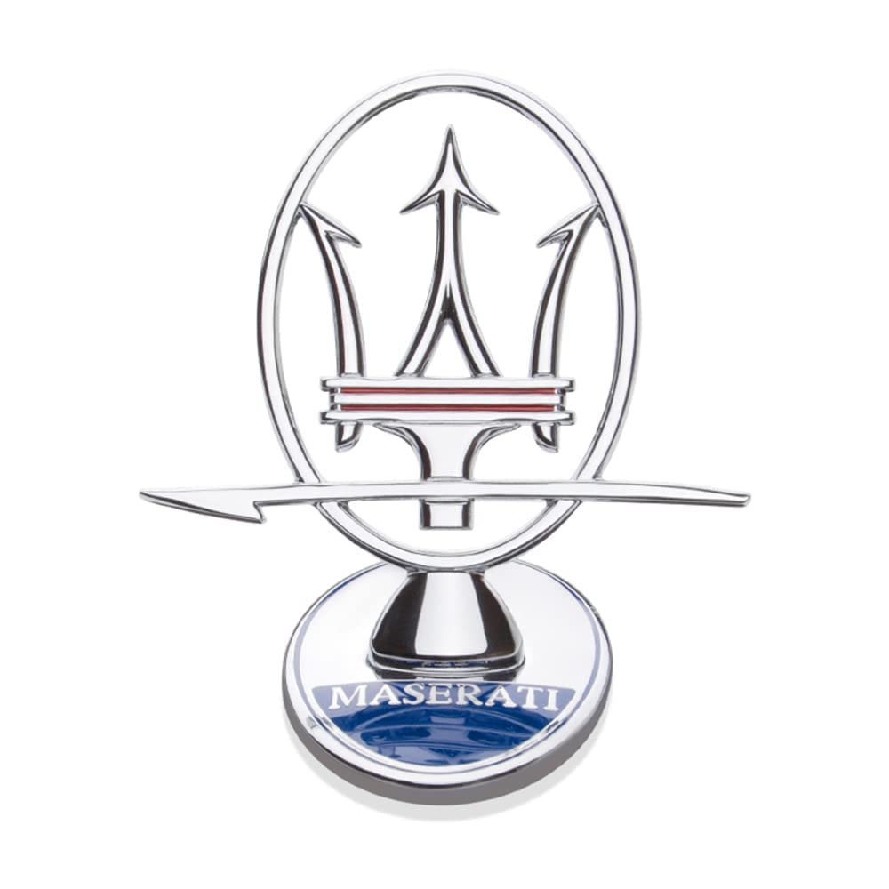 Embleme Aufkleber, für Maserati Ghibli 2018-2023 Auto Sticker Auto Emblem Sticker Badge Auto anmelden Zubehör von BYBEST
