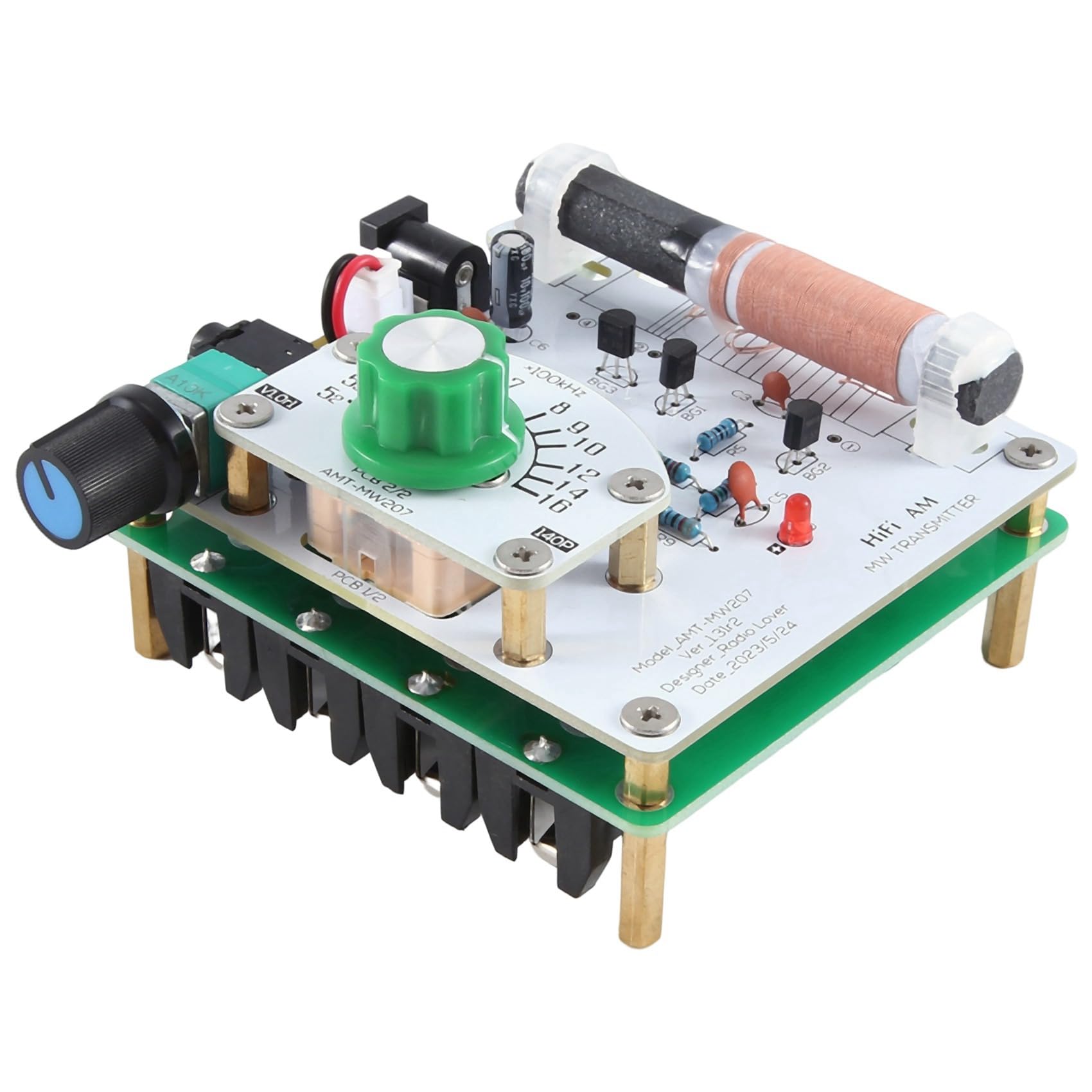BYCUFF AMT-MW207 525-1605 kHz MW-Mittelwellensender AM-Radiosender DIY-Platine BYCUFF AMT-MW207 525-1605 kHz MW-Mittelwellensender AM-Radiosender DIY-Platine von BYCUFF