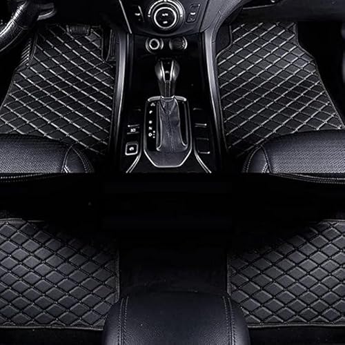 Auto-Leder-Fußmatten Für BMW X6 2008-2014, wasserdichte rutschfeste Teppich-Fußpolster Auto-Innenschutz-Zubehör,B von BYERZ