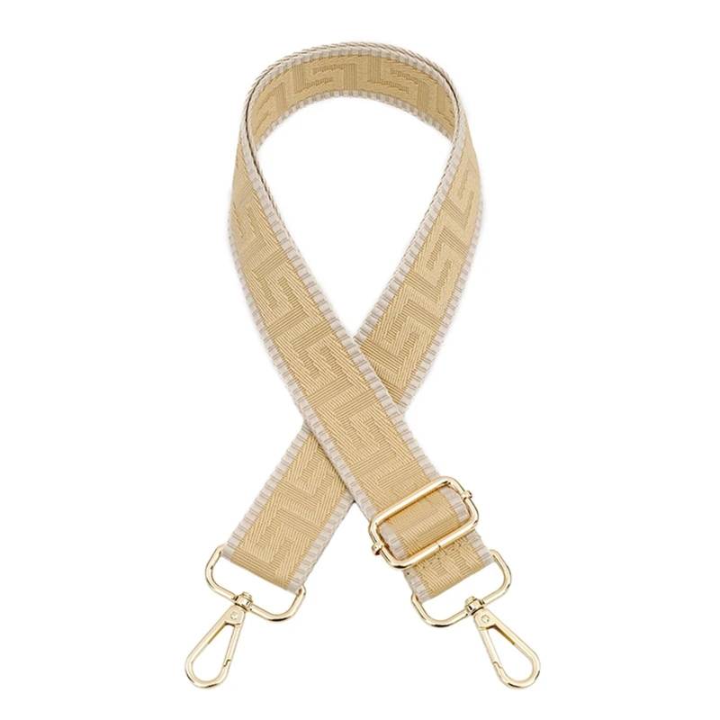 Taschengurt Frauen Taschenriemen Handtaschengürtel Umhängetasche Umhängetasche Breiter Riemen Ersatzgurt Zubehör Taschenteil Verstellbarer Gürtel for Tasche(19,Silver Metal) von BYLYUIVN