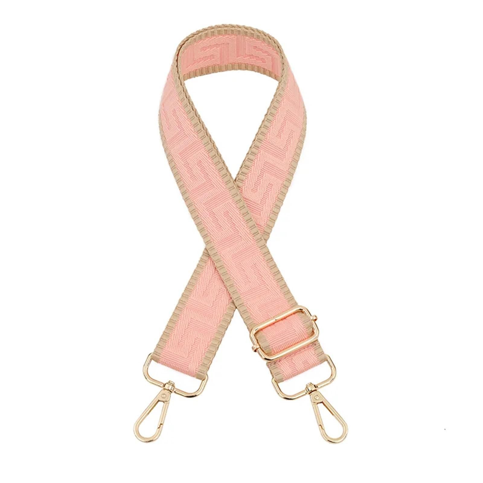 Taschengurt Frauen Taschenriemen Handtaschengürtel Umhängetasche Umhängetasche Breiter Riemen Ersatzgurt Zubehör Taschenteil Verstellbarer Gürtel for Tasche(7,Black Metal) von BYLYUIVN