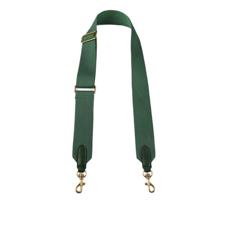 Taschengurt Tasche Canvas Schultergurt Handtasche Zubehör Eimer Tasche Ersatz Taschengurt verstellbare Umhängetasche Schultergurte(Malachite-Green,Gold Hook) von BYLYUIVN