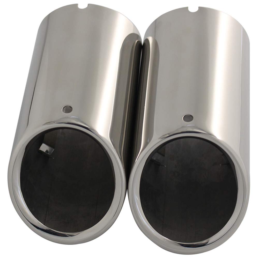 2 Stück Auto Auspuffblende Auspuffrohr, Edelstahl Auto Auspuffrohr Schalldämpfer Dual Endrohr Auspuff Blende Endrohrblende Auspuffspitzen Schalldämpfer Endrohr für Q3 Q5 A1 A3 A4L 2 Stück Auto Auspuffblende Auspuffrohr, Edelstahl Auto Auspuffrohr Schalldämpfer Dual Endrohr Auspuff Blende Endrohrblende Auspuffspitzen Schalldämpfer Endrohr für Q3 Q5 A1 A3 A4L von BYNYXI