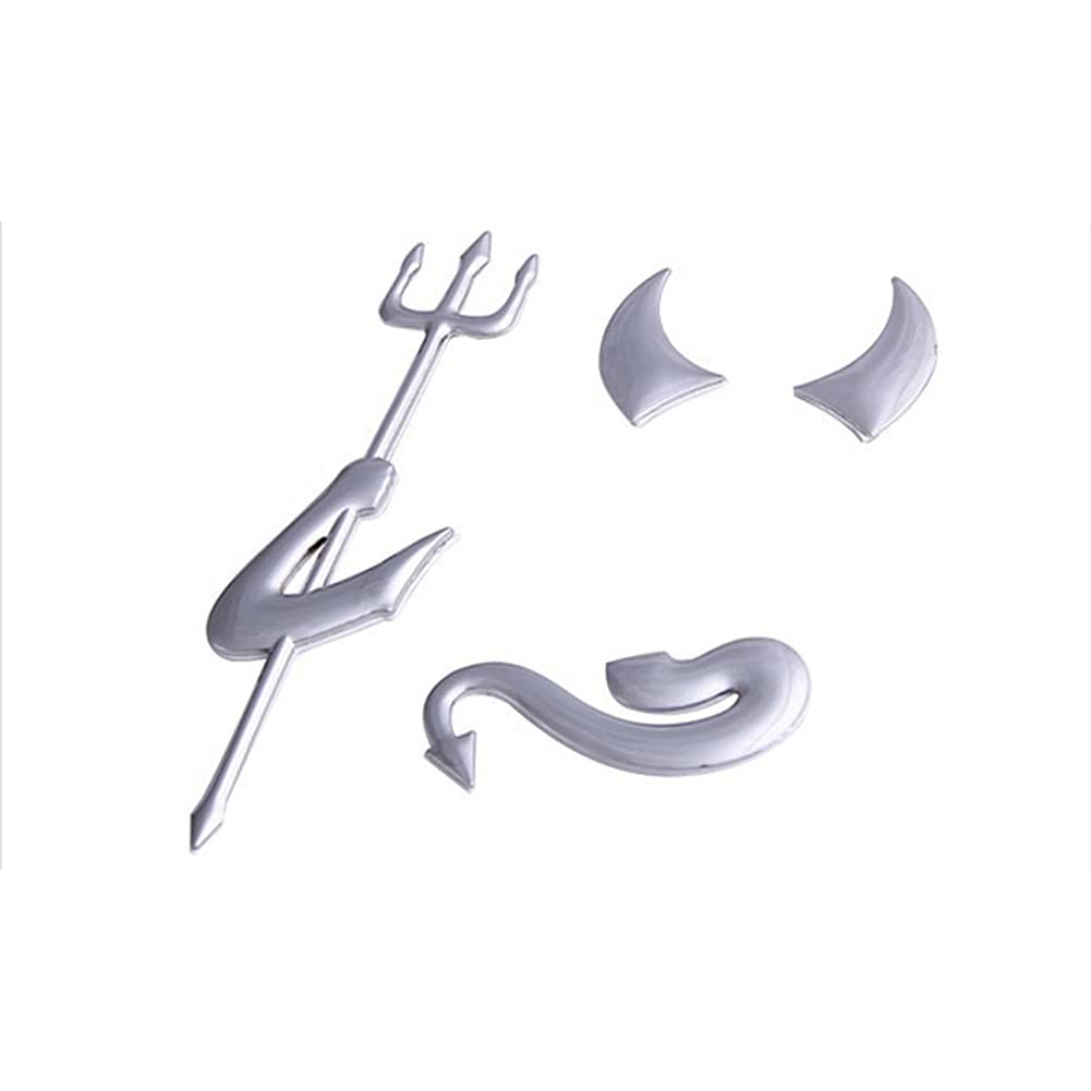 3D Teufel Auto Aufkleber, Kleine Devil Aufkleber für Auto Emblem Aufkleber aus PVC und Metall Wasserdichte Selbstklebendes Aufkleber Teufel Devil Emblem Aufkleber Universal für Auto Motorrad 3D Teufel Auto Aufkleber, Kleine Devil Aufkleber für Auto Emblem Aufkleber aus PVC und Metall Wasserdichte Selbstklebendes Aufkleber Teufel Devil Emblem Aufkleber Universal für Auto Motorrad von BYNYXI