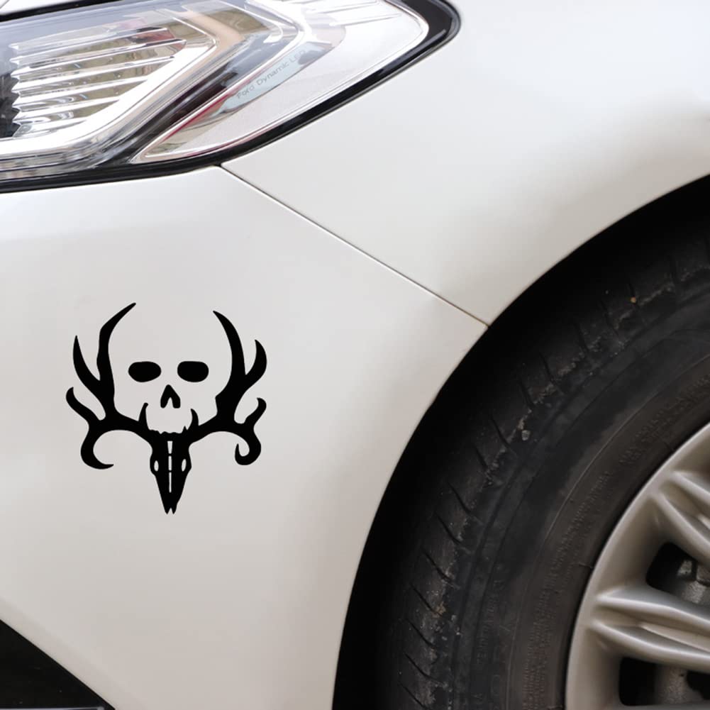 BYNYXI 2 Stück Hirschkopf Aufkleber, Auto Styling Aufkleber PVC Wasserdichter Aufkleber Reflektierende Sticker Jagd Auto Sticker Grafik Aufkleber für LKW Computer Vans Fenster Laptop-15cmx14.2cm BYNYXI 2 Stück Hirschkopf Aufkleber, Auto Styling Aufkleber PVC Wasserdichter Aufkleber Reflektierende Sticker Jagd Auto Sticker Grafik Aufkleber für LKW Computer Vans Fenster Laptop-15cmx14.2cm von BYNYXI