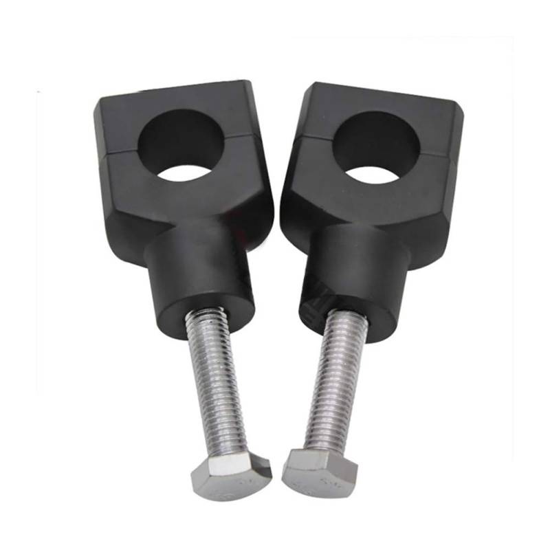 Lenkererhöhung Motorrad 22mm, 1 Paar Lenkererhöhung Klemme Universal Motorrad Lenker Riser Lenkerklemme Aluminium Lenkerhalterung Klemmensatz Motorradzubehör Schwarz von BYNYXI