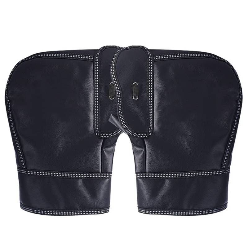 Motorrad Lenkerhandschuhe, 1 Paar Gefütterte Lenkerstulpen Lenker Muff Handschuhe mit Reflektierend Lenkerwärmer für Fahrrad Motorrad Roller Scooter Winddicht Motorrad Lenker Muff Handschuhe von BYNYXI